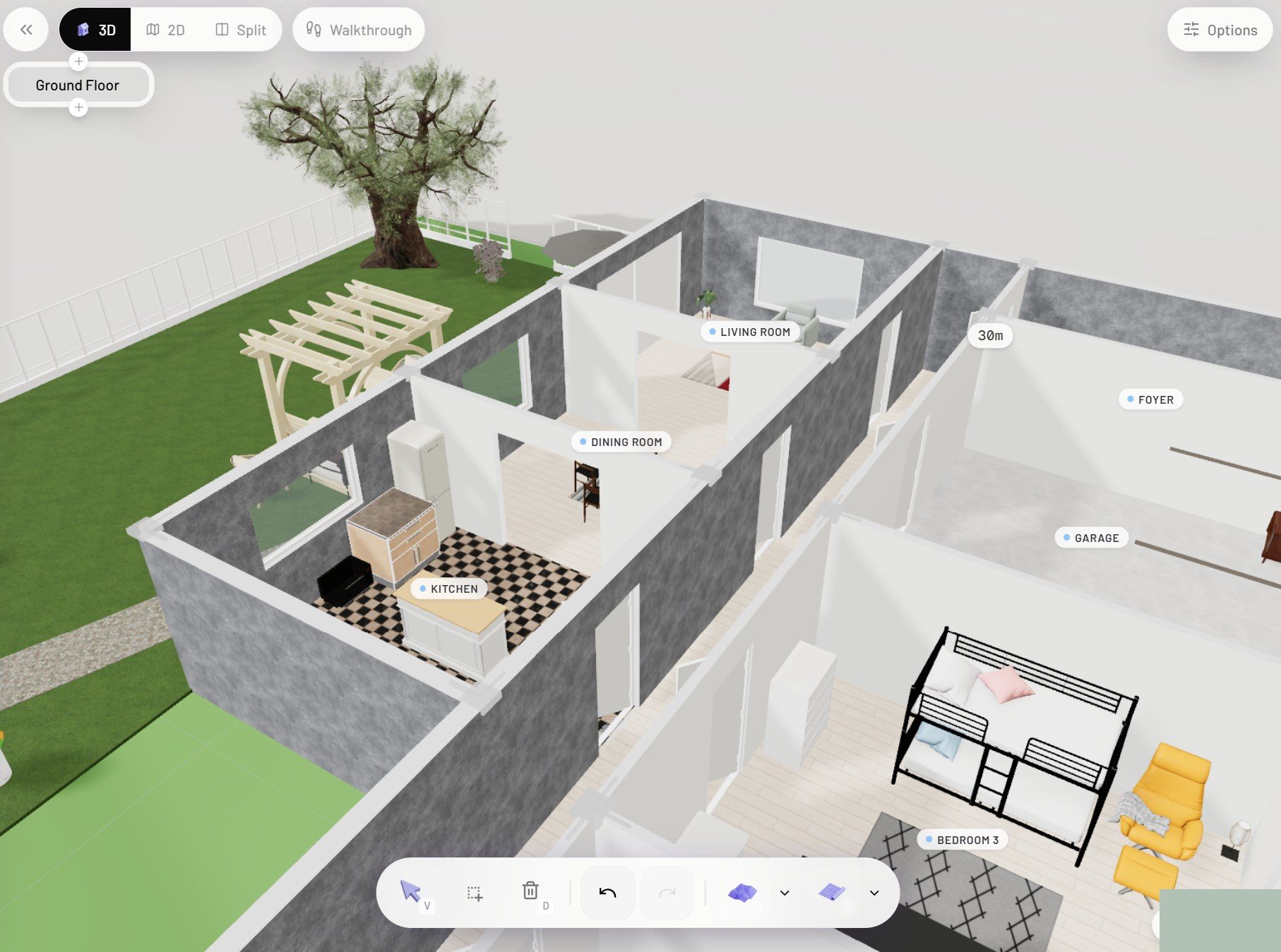 Your whole home, built in true 3D in WalkMyHome